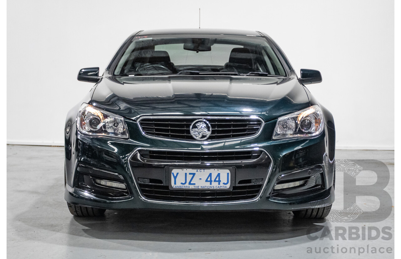12/2013 Holden Commodore SV6 RWD VE II MY12.5 4D Sedan Regal Peacock Green 3.6L