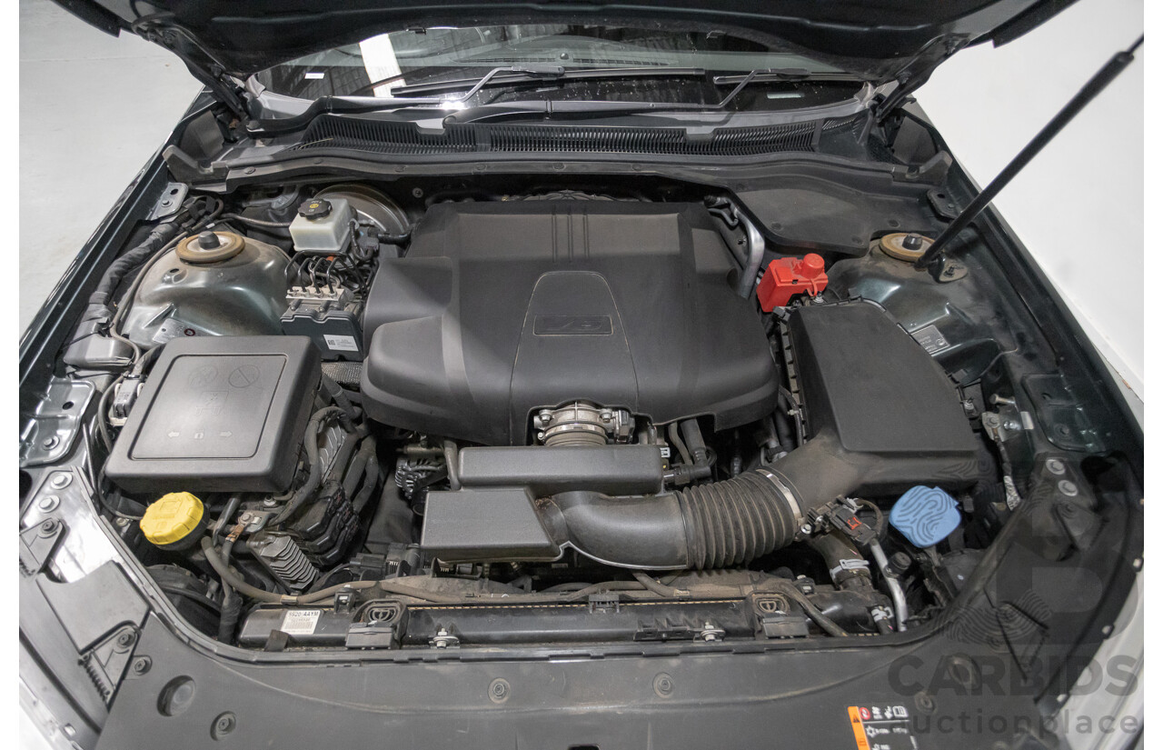 12/2013 Holden Commodore SV6 RWD VE II MY12.5 4D Sedan Regal Peacock Green 3.6L