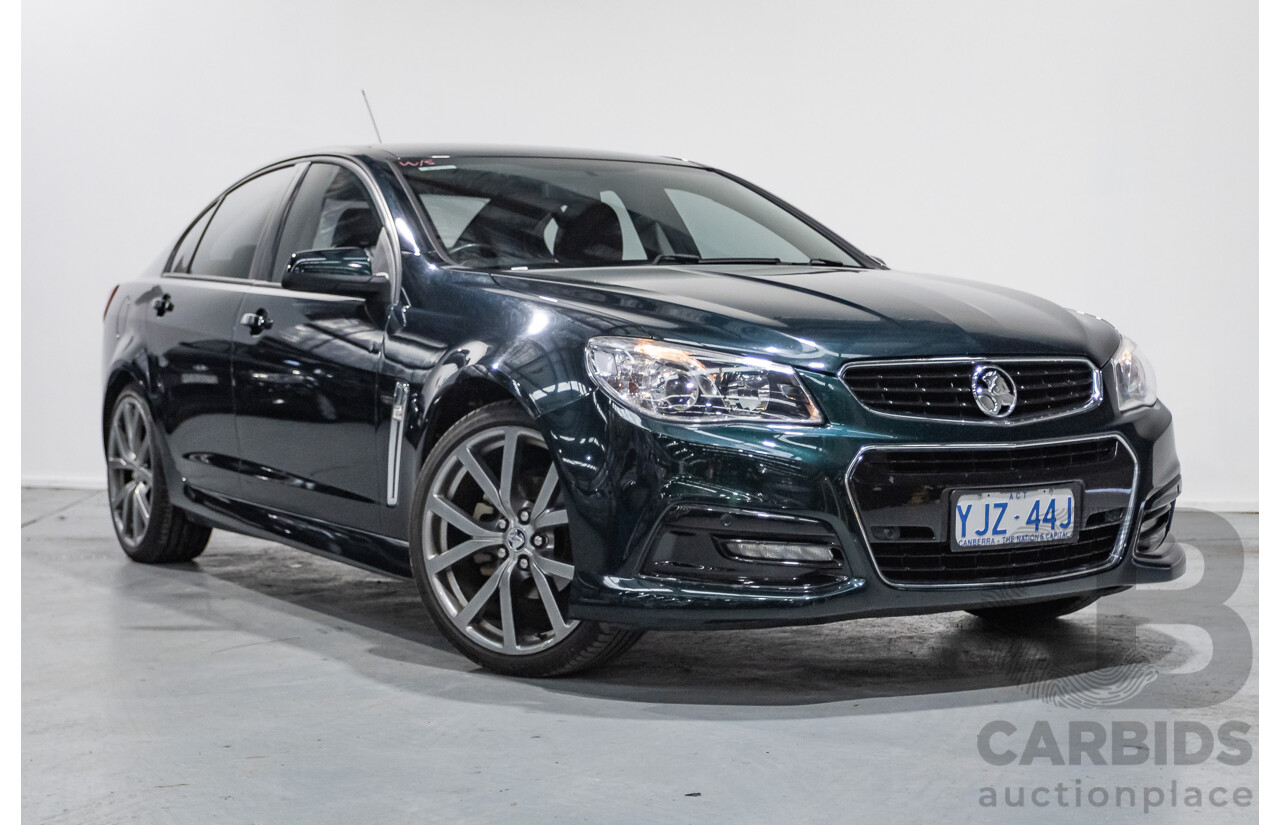 12/2013 Holden Commodore SV6 RWD VE II MY12.5 4D Sedan Regal Peacock Green 3.6L