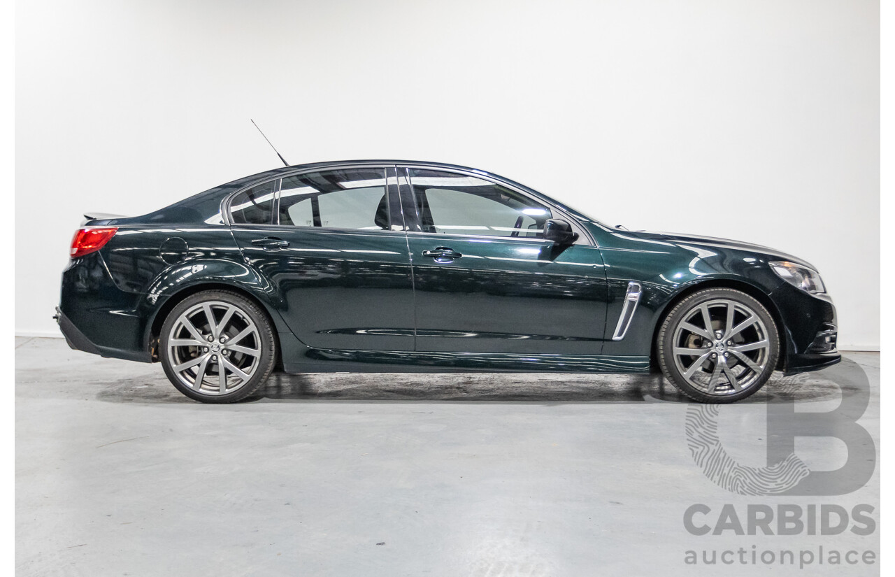12/2013 Holden Commodore SV6 RWD VE II MY12.5 4D Sedan Regal Peacock Green 3.6L