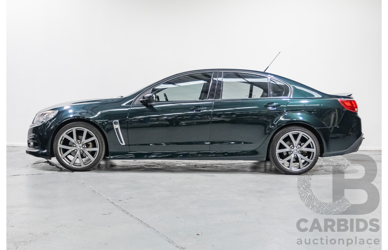 12/2013 Holden Commodore SV6 RWD VE II MY12.5 4D Sedan Regal Peacock Green 3.6L