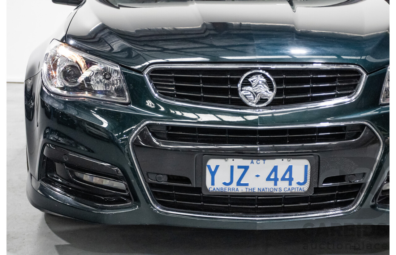 12/2013 Holden Commodore SV6 RWD VE II MY12.5 4D Sedan Regal Peacock Green 3.6L