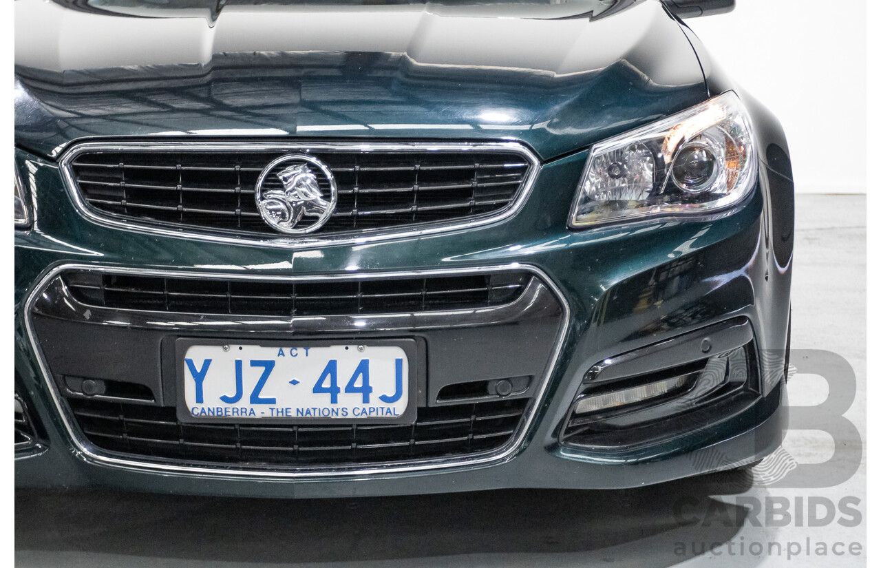 12/2013 Holden Commodore SV6 RWD VE II MY12.5 4D Sedan Regal Peacock Green 3.6L