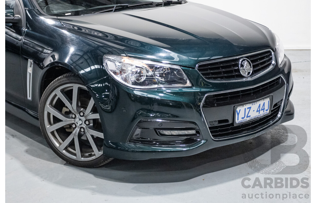 12/2013 Holden Commodore SV6 RWD VE II MY12.5 4D Sedan Regal Peacock Green 3.6L