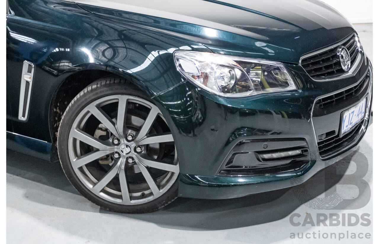 12/2013 Holden Commodore SV6 RWD VE II MY12.5 4D Sedan Regal Peacock Green 3.6L
