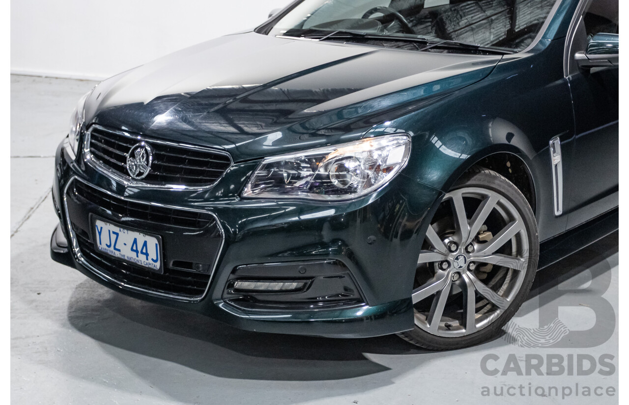 12/2013 Holden Commodore SV6 RWD VE II MY12.5 4D Sedan Regal Peacock Green 3.6L