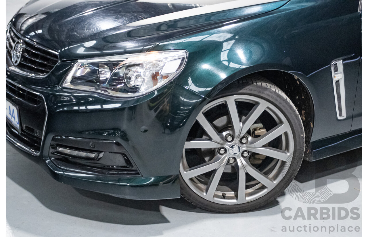 12/2013 Holden Commodore SV6 RWD VE II MY12.5 4D Sedan Regal Peacock Green 3.6L