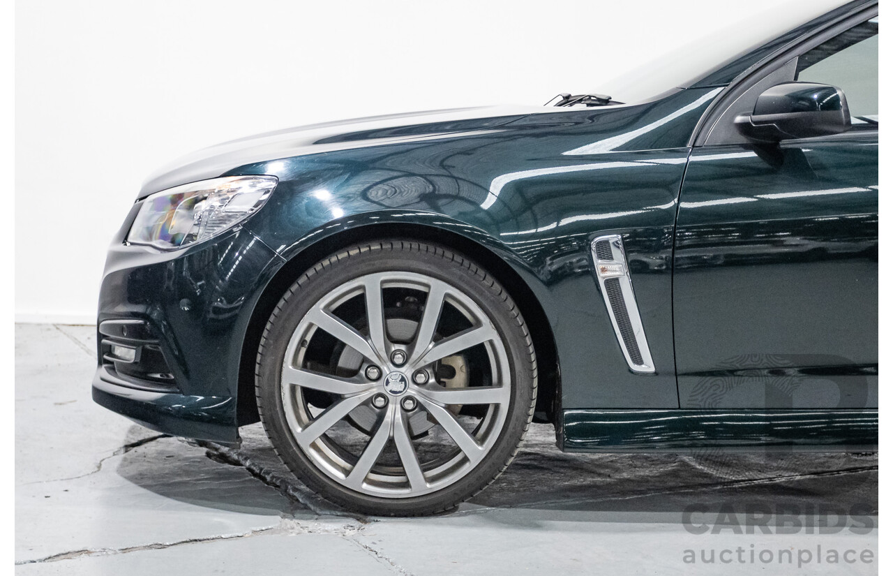 12/2013 Holden Commodore SV6 RWD VE II MY12.5 4D Sedan Regal Peacock Green 3.6L