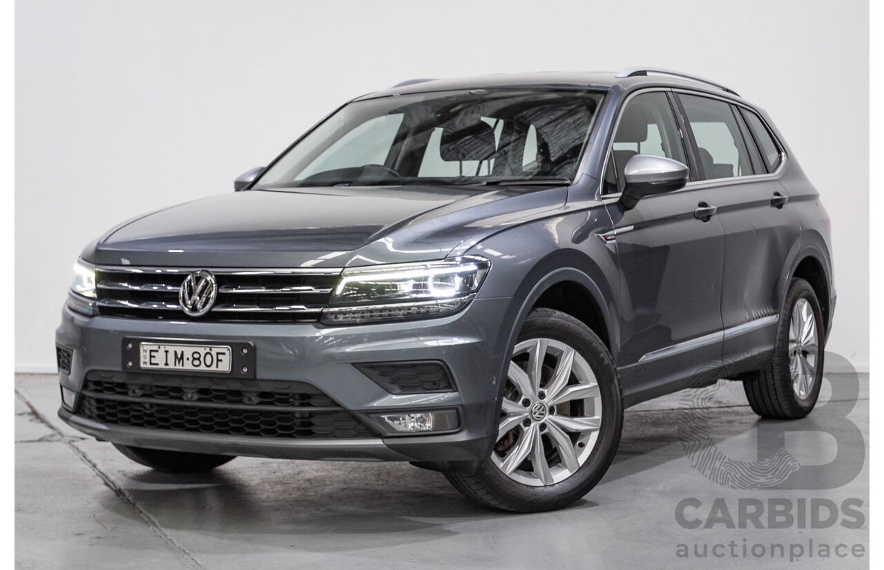 3/2020 Volkswagen Tiguan Allspace 132 TSI Comfortline (AWD) 5NA MY20 4d Wagon Platinum Gray Metallic Turbo 2.0L - 7 Seater