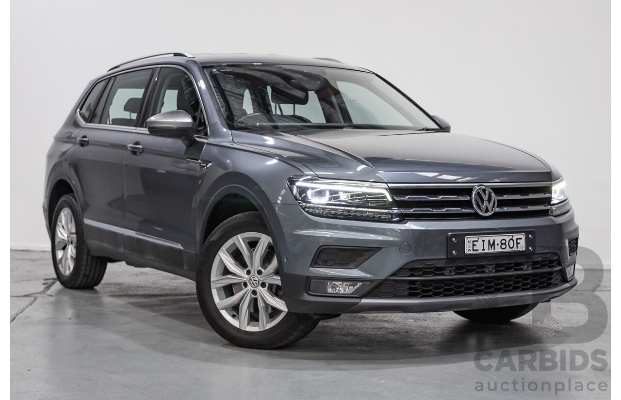 3/2020 Volkswagen Tiguan Allspace 132 TSI Comfortline (AWD) 5NA MY20 4d Wagon Platinum Gray Metallic Turbo 2.0L - 7 Seater