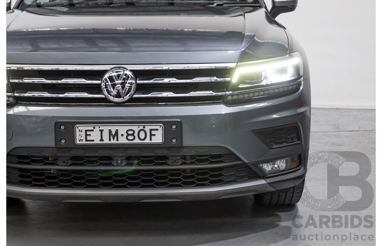 3/2020 Volkswagen Tiguan Allspace 132 TSI Comfortline (AWD) 5NA MY20 4d Wagon Platinum Gray Metallic Turbo 2.0L - 7 Seater