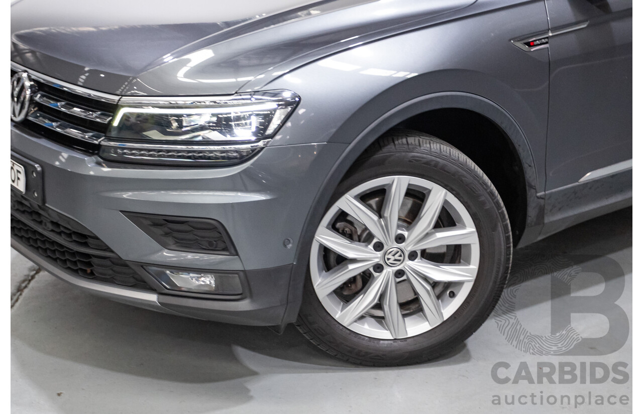 3/2020 Volkswagen Tiguan Allspace 132 TSI Comfortline (AWD) 5NA MY20 4d Wagon Platinum Gray Metallic Turbo 2.0L - 7 Seater