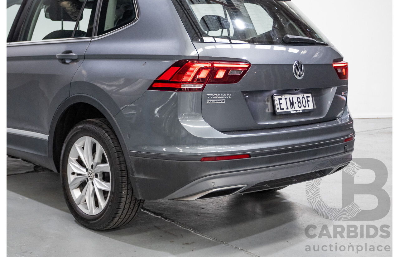 3/2020 Volkswagen Tiguan Allspace 132 TSI Comfortline (AWD) 5NA MY20 4d Wagon Platinum Gray Metallic Turbo 2.0L - 7 Seater