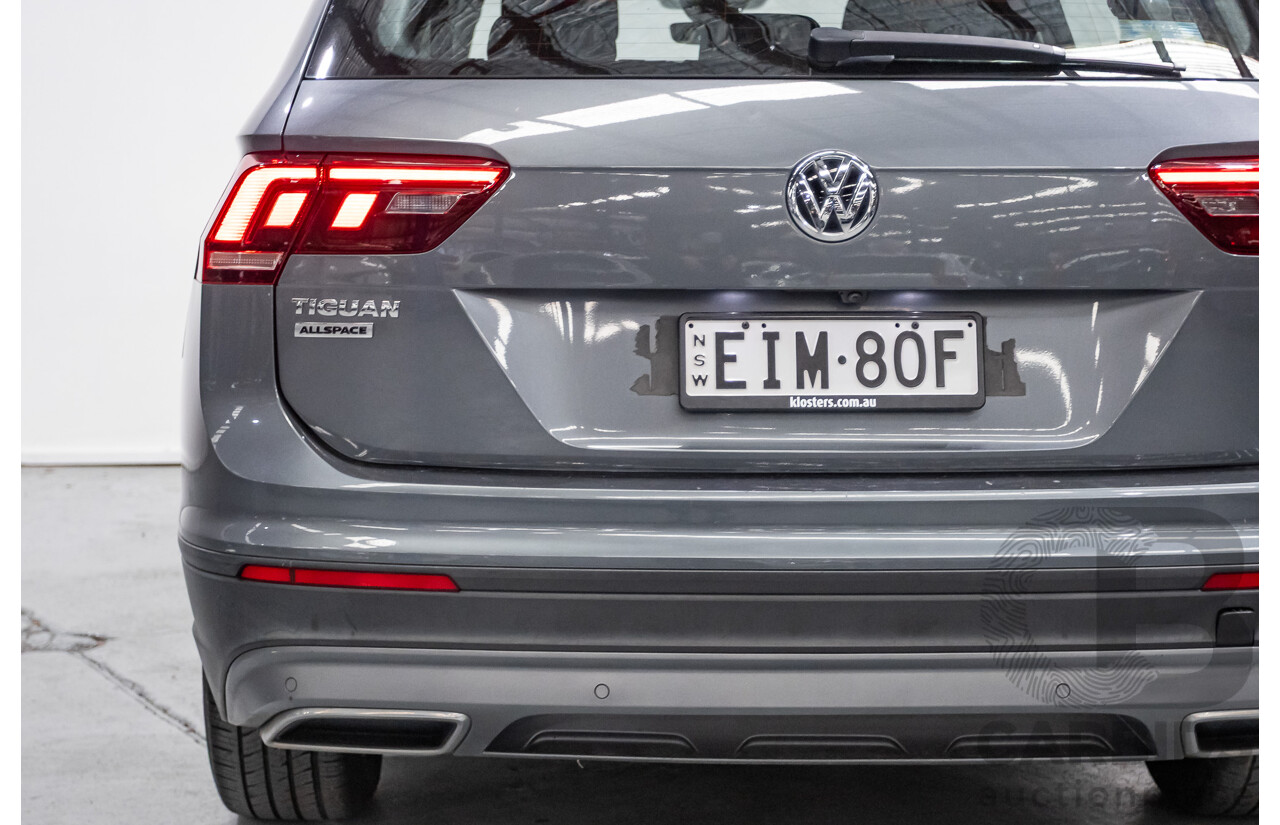 3/2020 Volkswagen Tiguan Allspace 132 TSI Comfortline (AWD) 5NA MY20 4d Wagon Platinum Gray Metallic Turbo 2.0L - 7 Seater
