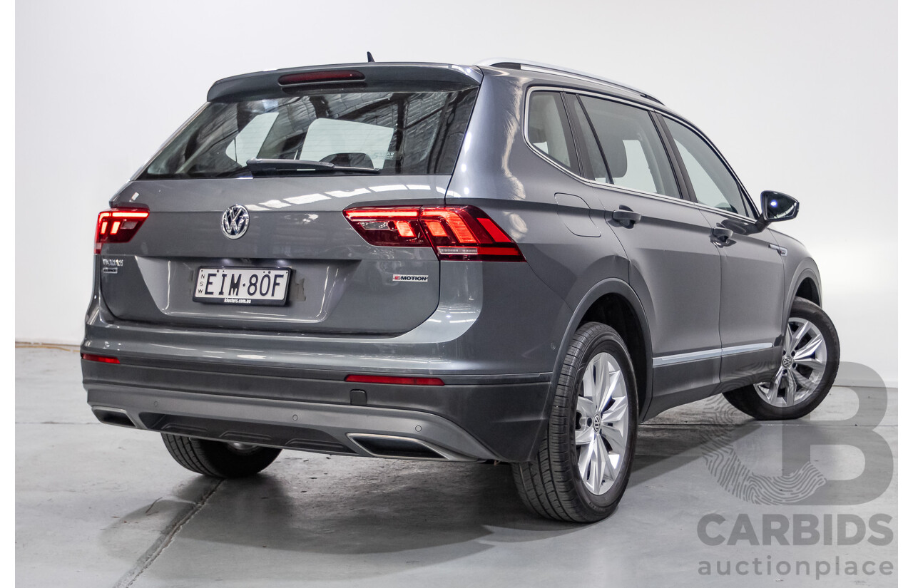 3/2020 Volkswagen Tiguan Allspace 132 TSI Comfortline (AWD) 5NA MY20 4d Wagon Platinum Gray Metallic Turbo 2.0L - 7 Seater