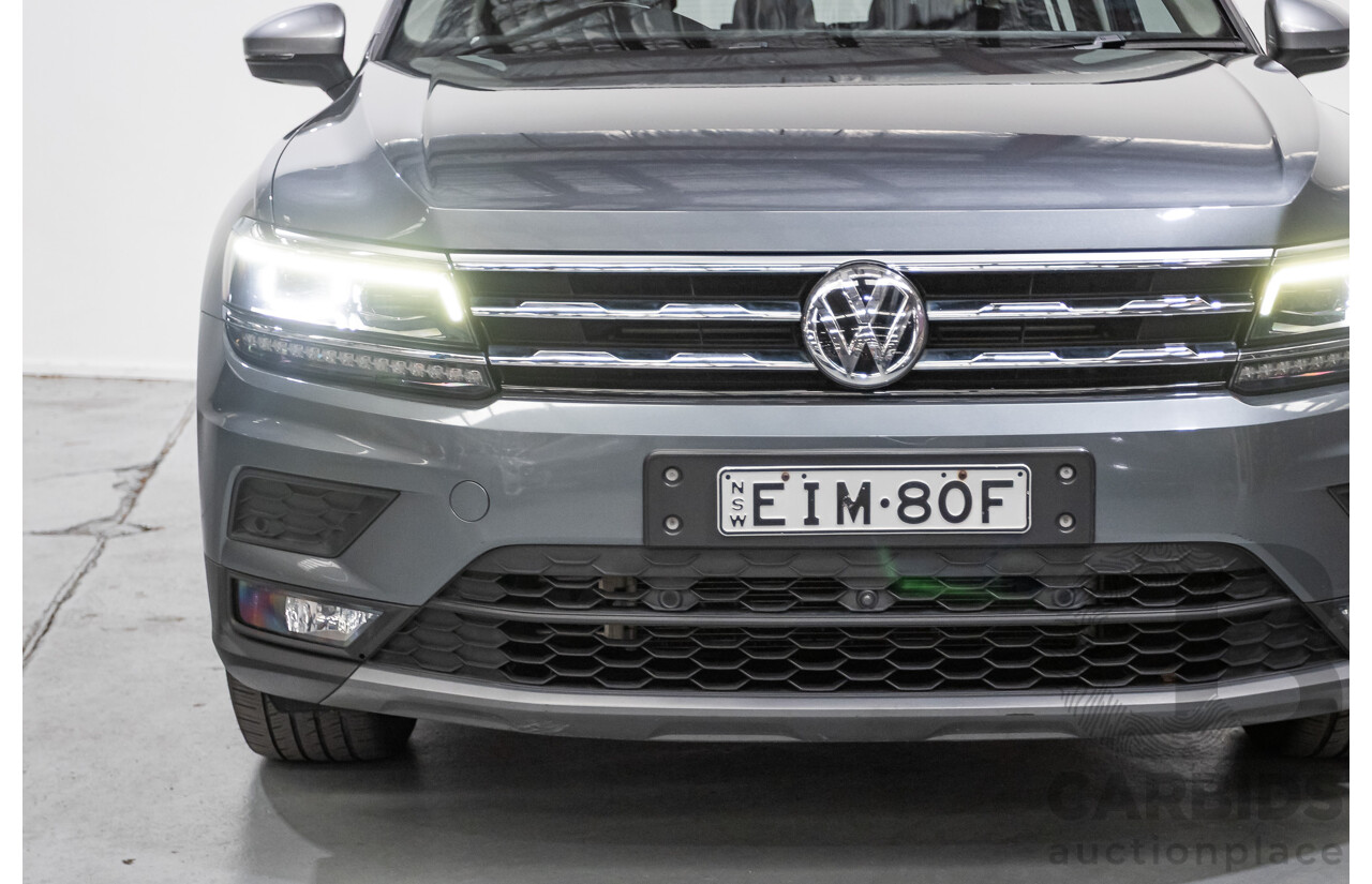 3/2020 Volkswagen Tiguan Allspace 132 TSI Comfortline (AWD) 5NA MY20 4d Wagon Platinum Gray Metallic Turbo 2.0L - 7 Seater