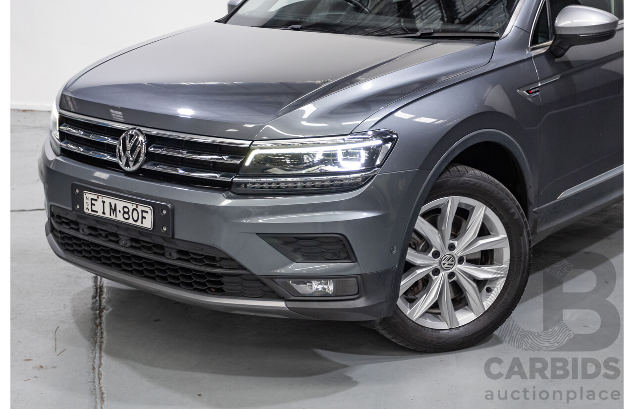 3/2020 Volkswagen Tiguan Allspace 132 TSI Comfortline (AWD) 5NA MY20 4d Wagon Platinum Gray Metallic Turbo 2.0L - 7 Seater