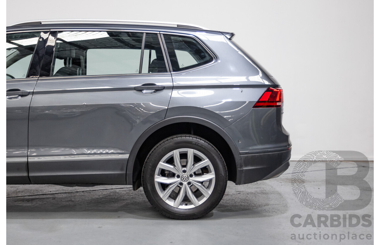 3/2020 Volkswagen Tiguan Allspace 132 TSI Comfortline (AWD) 5NA MY20 4d Wagon Platinum Gray Metallic Turbo 2.0L - 7 Seater