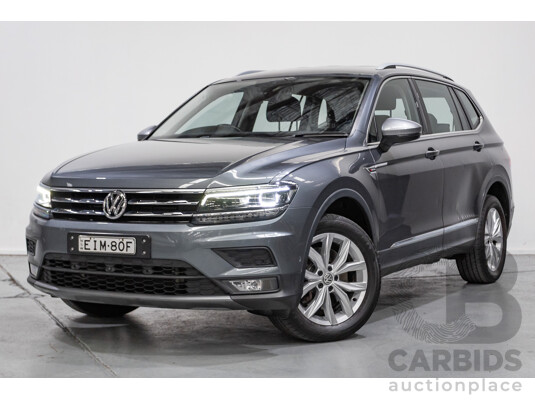 3/2020 Volkswagen Tiguan Allspace 132 TSI Comfortline (AWD) 5NA MY20 4d Wagon Platinum Gray Metallic Turbo 2.0L - 7 Seater