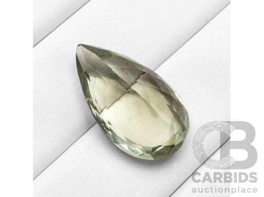 9.15ct Pear Cut Natural Green Amethyst