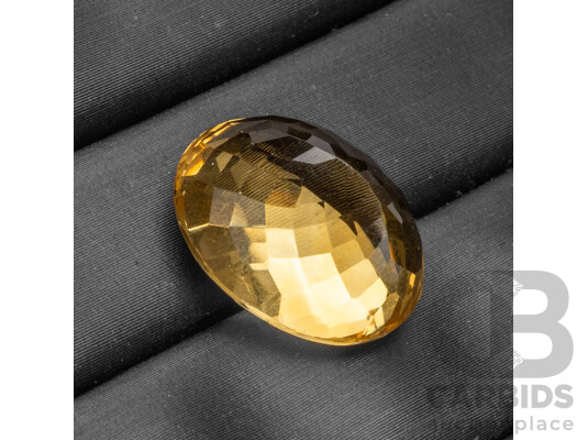 13.2ct Oval Cut Natural Citrine