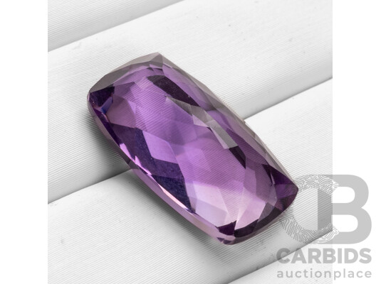12.40ct Elongated Cushion Cut Natural Amethyst