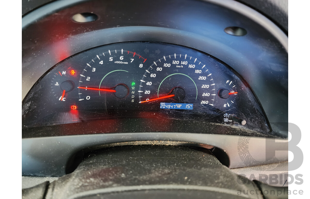 09/2008 Toyota Aurion AT-X GSV40R 4d Sedan Blue 3.5L