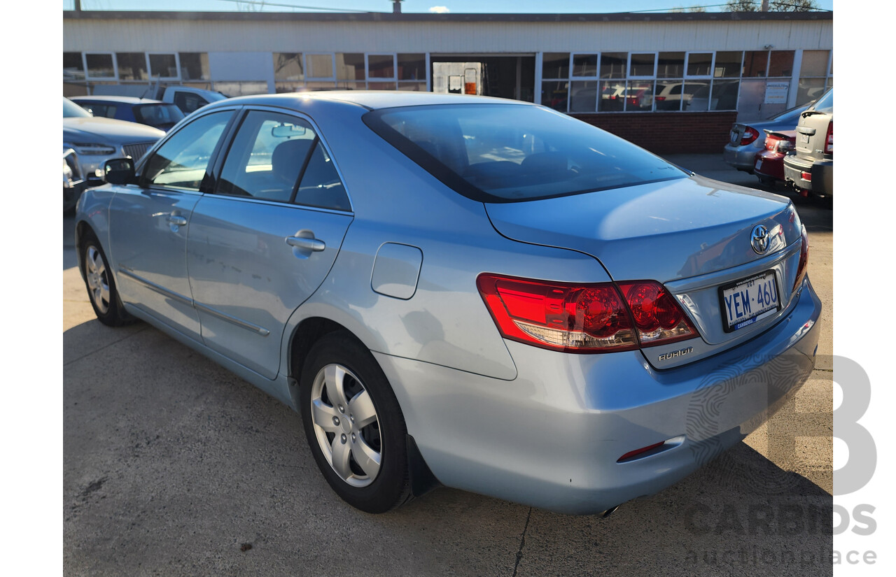 09/2008 Toyota Aurion AT-X GSV40R 4d Sedan Blue 3.5L