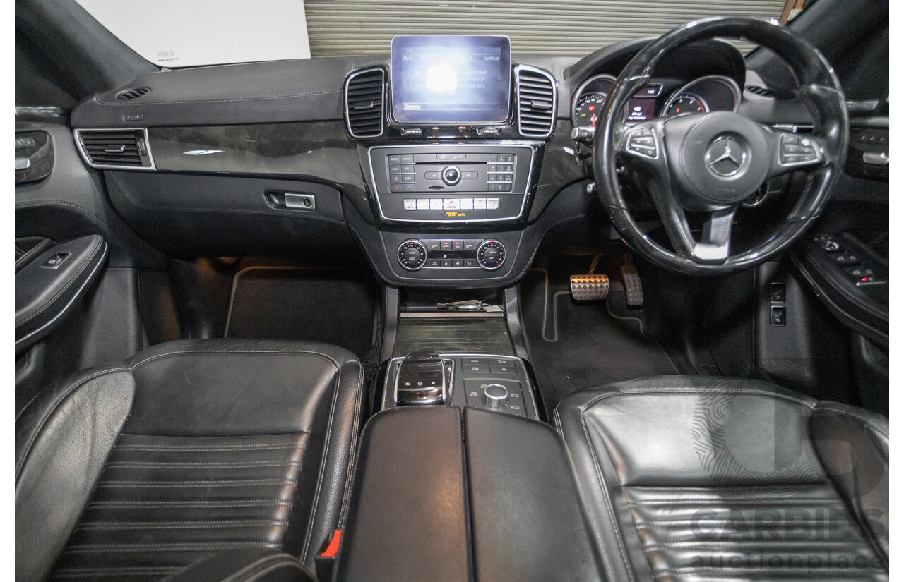 7/2016 Mercedes-Benz GLS500 4MATIC AMG Pack (AWD) X166 4d Wagon Designo Diamond White Metallic Twin Turbo V8 4.7L - 7 Seater