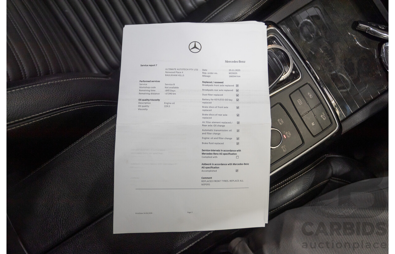 7/2016 Mercedes-Benz GLS500 4MATIC AMG Pack (AWD) X166 4d Wagon Designo Diamond White Metallic Twin Turbo V8 4.7L - 7 Seater