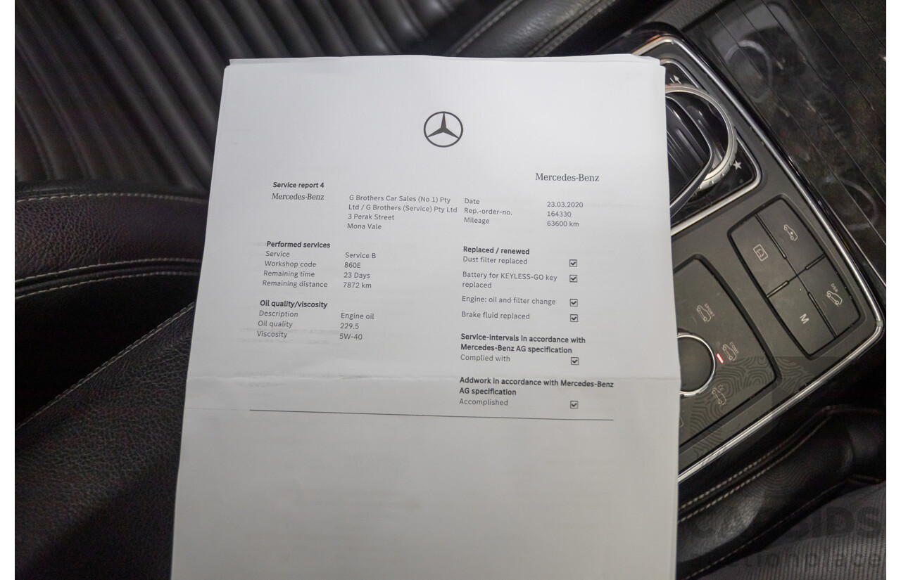 7/2016 Mercedes-Benz GLS500 4MATIC AMG Pack (AWD) X166 4d Wagon Designo Diamond White Metallic Twin Turbo V8 4.7L - 7 Seater