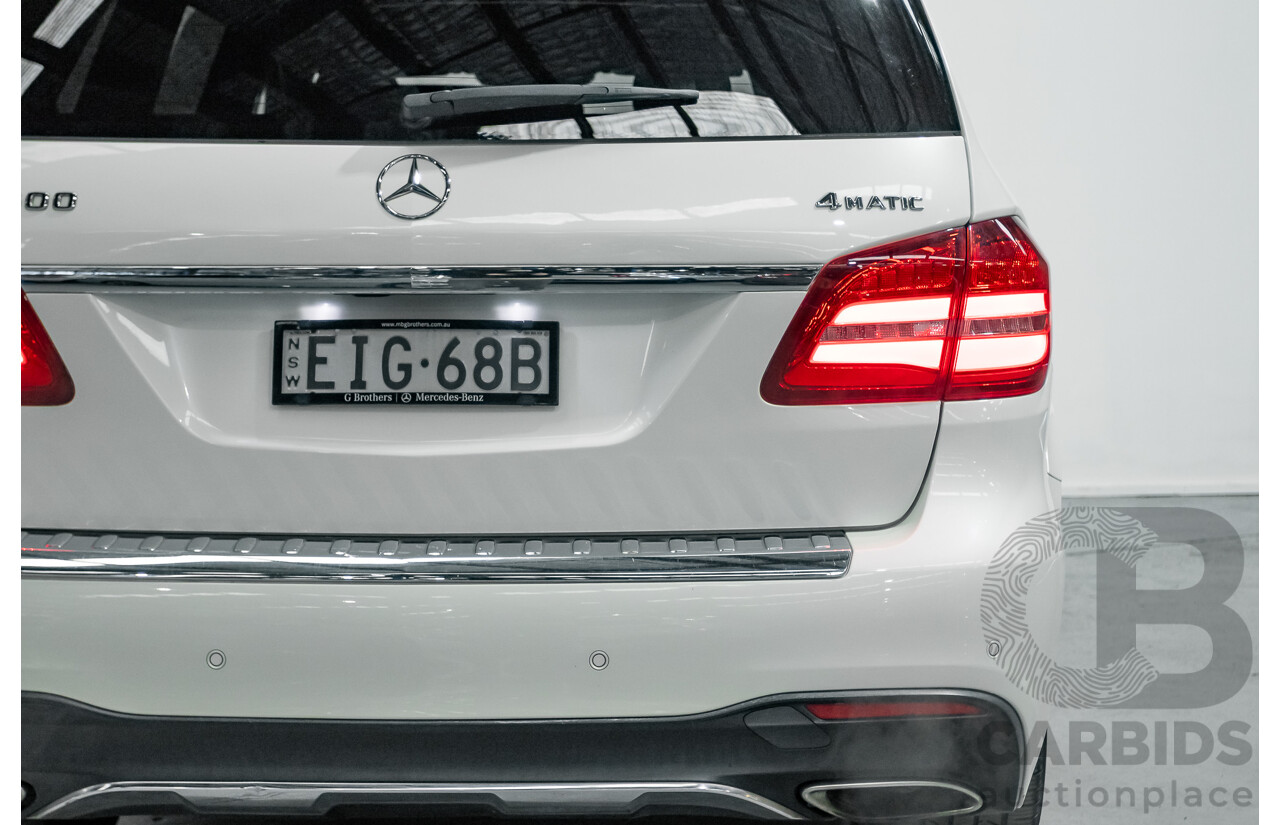 7/2016 Mercedes-Benz GLS500 4MATIC AMG Pack (AWD) X166 4d Wagon Designo Diamond White Metallic Twin Turbo V8 4.7L - 7 Seater