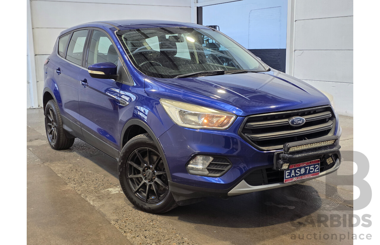 07/2017 Ford Escape Ambiente (FWD) ZG 4D Wagon Lightning Blue Metallic Turbo 1.5L