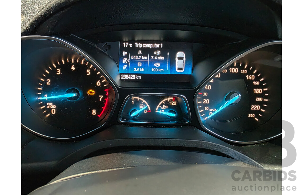07/2017 Ford Escape Ambiente (FWD) ZG 4D Wagon Lightning Blue Metallic Turbo 1.5L