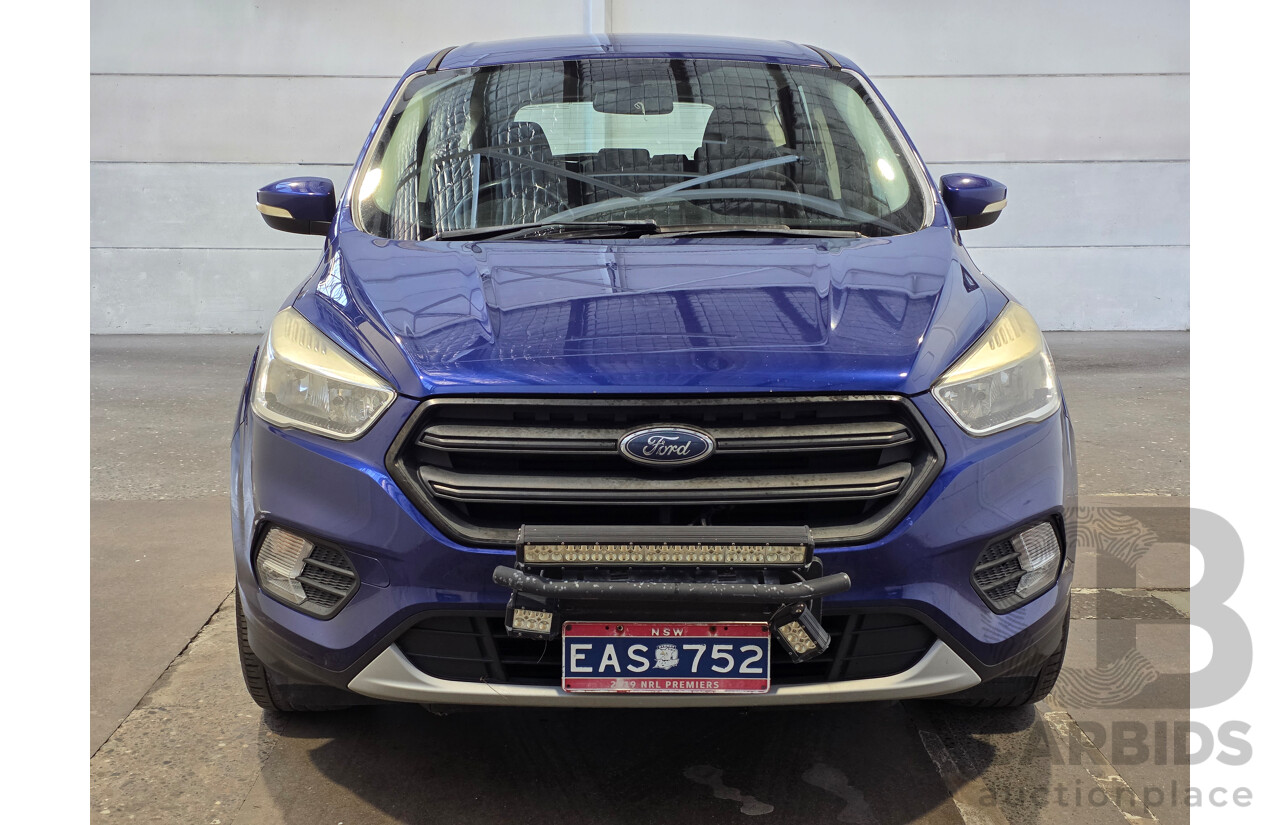 07/2017 Ford Escape Ambiente (FWD) ZG 4D Wagon Lightning Blue Metallic Turbo 1.5L