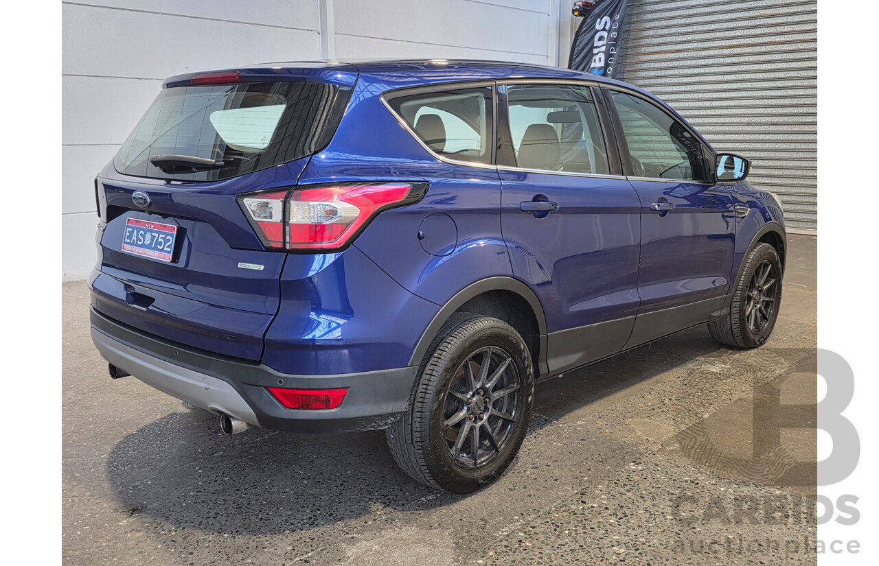 07/2017 Ford Escape Ambiente (FWD) ZG 4D Wagon Lightning Blue Metallic Turbo 1.5L