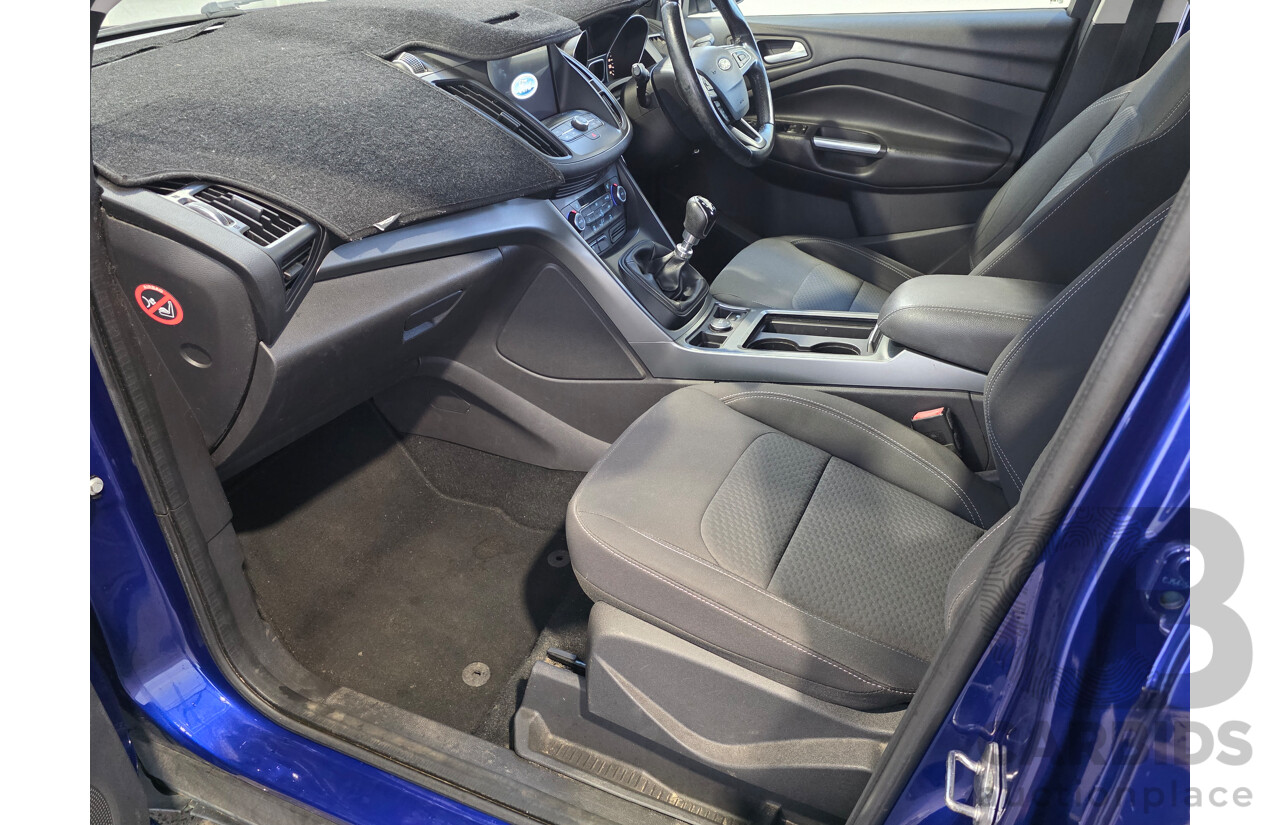 07/2017 Ford Escape Ambiente (FWD) ZG 4D Wagon Lightning Blue Metallic Turbo 1.5L