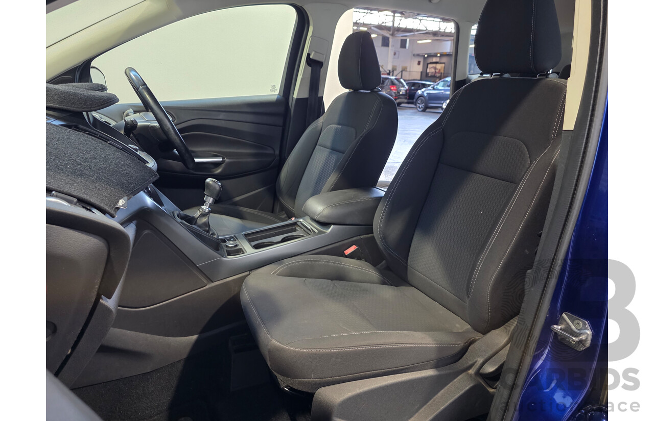 07/2017 Ford Escape Ambiente (FWD) ZG 4D Wagon Lightning Blue Metallic Turbo 1.5L