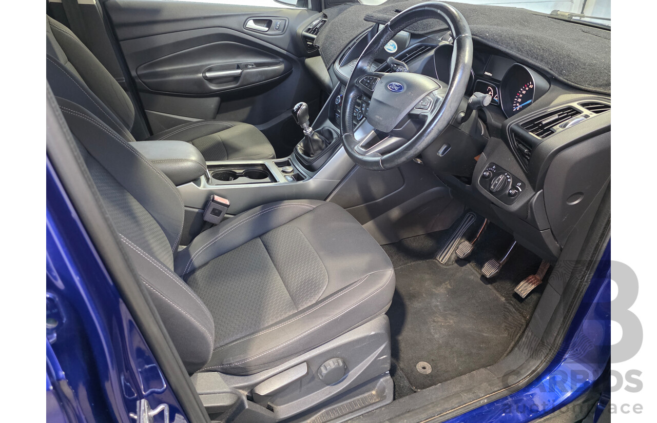 07/2017 Ford Escape Ambiente (FWD) ZG 4D Wagon Lightning Blue Metallic Turbo 1.5L