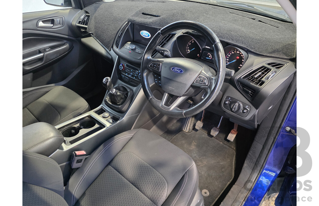 07/2017 Ford Escape Ambiente (FWD) ZG 4D Wagon Lightning Blue Metallic Turbo 1.5L
