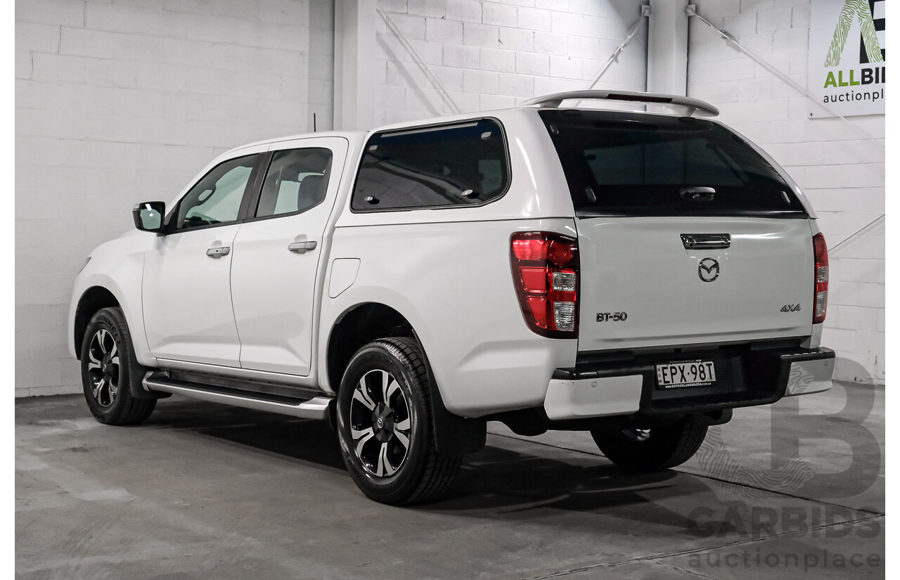 7/2021 Mazda Bt-50 GT (4x4) B30B Dual Cab P/Up White Turbo Diesel 3.0L