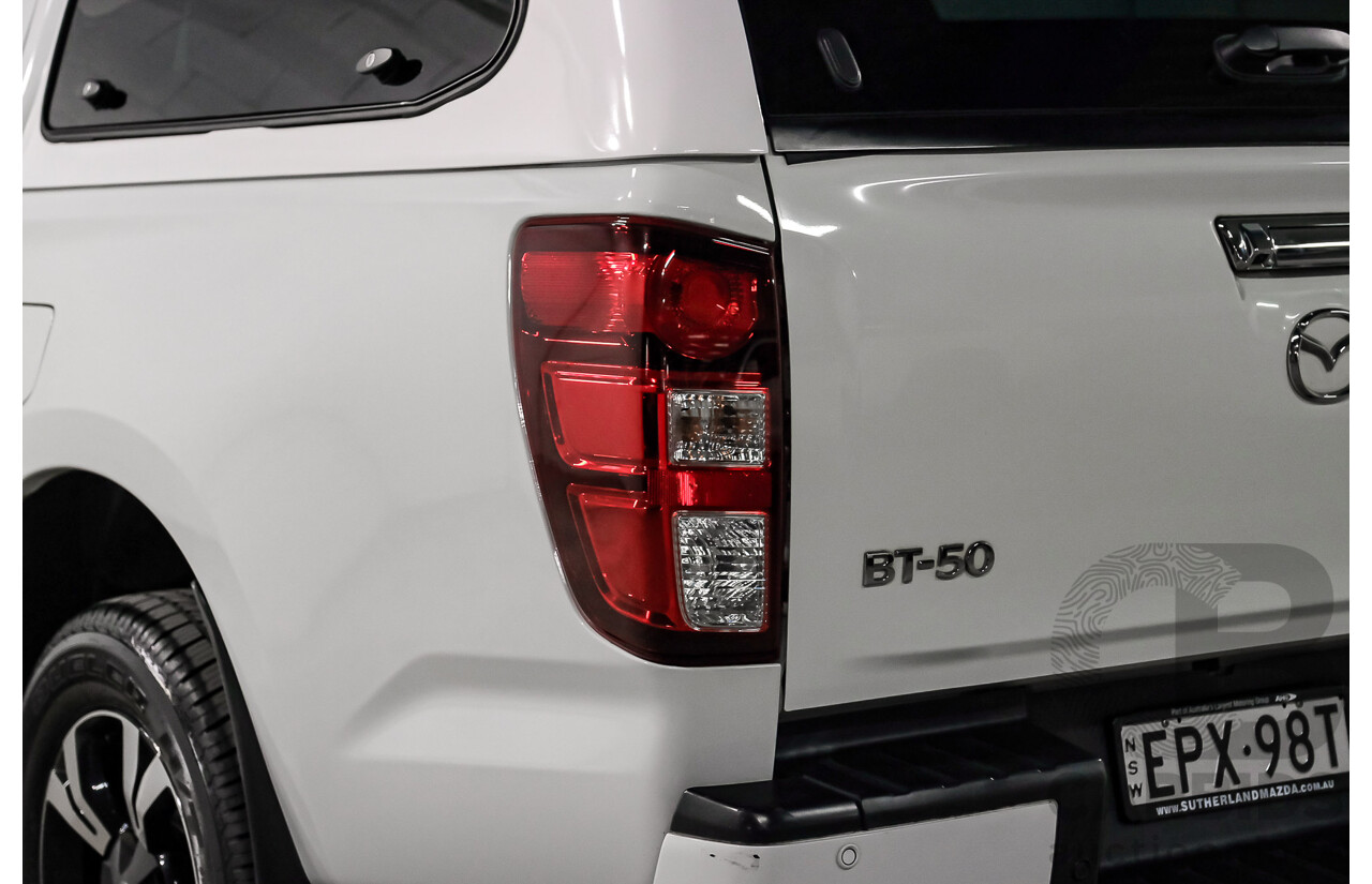 7/2021 Mazda Bt-50 GT (4x4) B30B Dual Cab P/Up White Turbo Diesel 3.0L