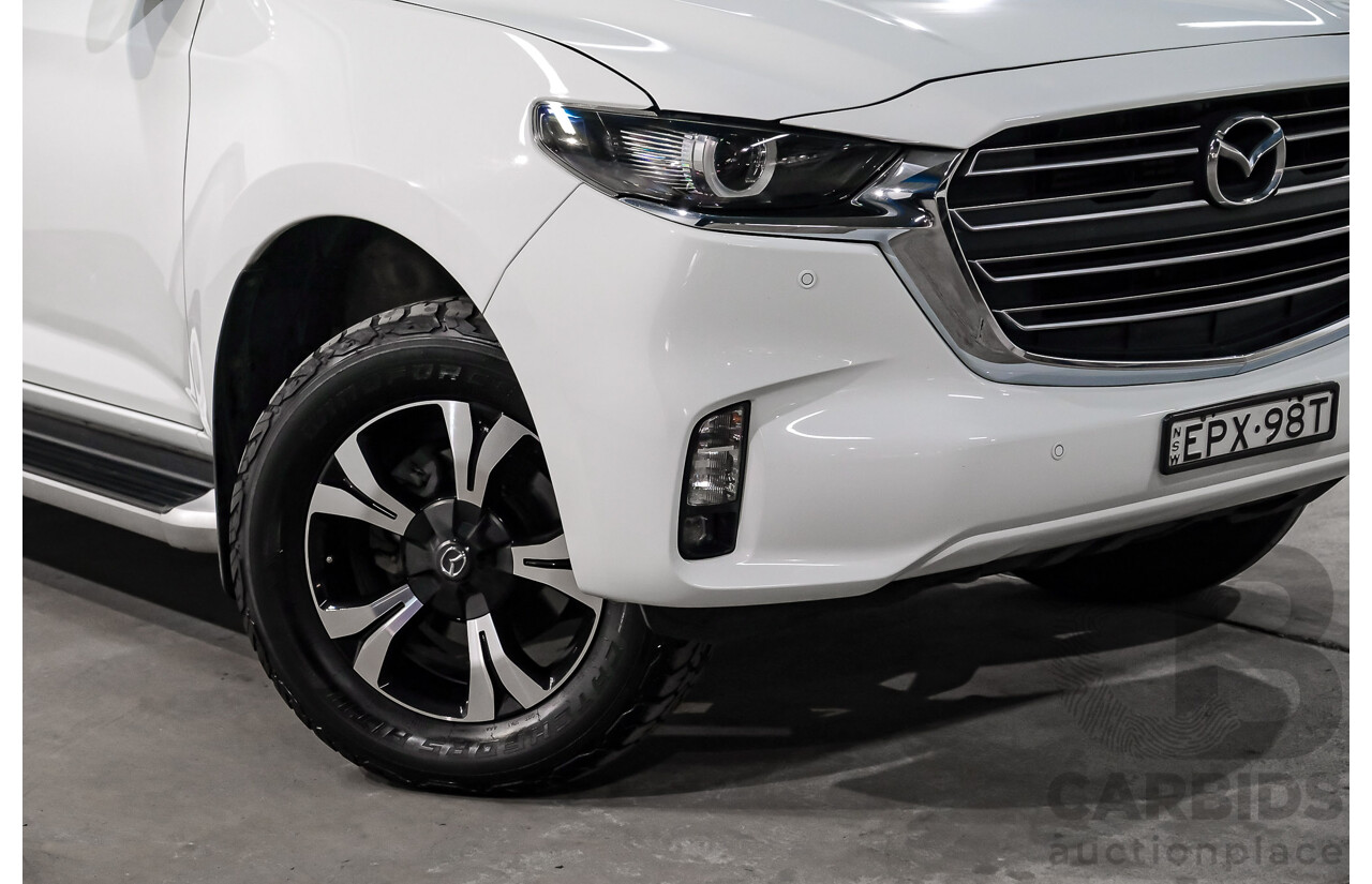 7/2021 Mazda Bt-50 GT (4x4) B30B Dual Cab P/Up White Turbo Diesel 3.0L