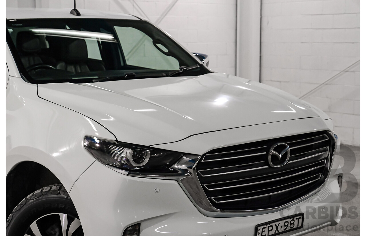 7/2021 Mazda Bt-50 GT (4x4) B30B Dual Cab P/Up White Turbo Diesel 3.0L