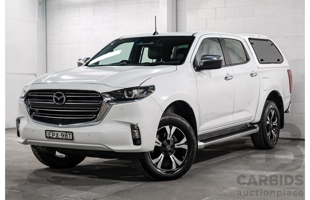 7/2021 Mazda Bt-50 GT (4x4) B30B Dual Cab P/Up White Turbo Diesel 3.0L