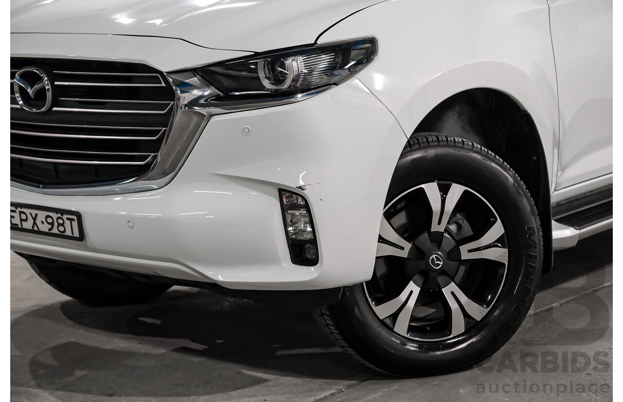 7/2021 Mazda Bt-50 GT (4x4) B30B Dual Cab P/Up White Turbo Diesel 3.0L