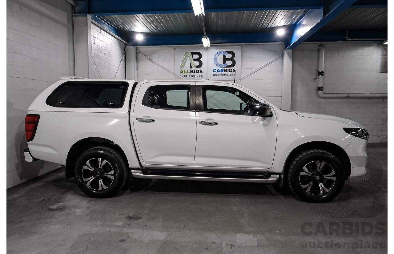 7/2021 Mazda Bt-50 GT (4x4) B30B Dual Cab P/Up White Turbo Diesel 3.0L