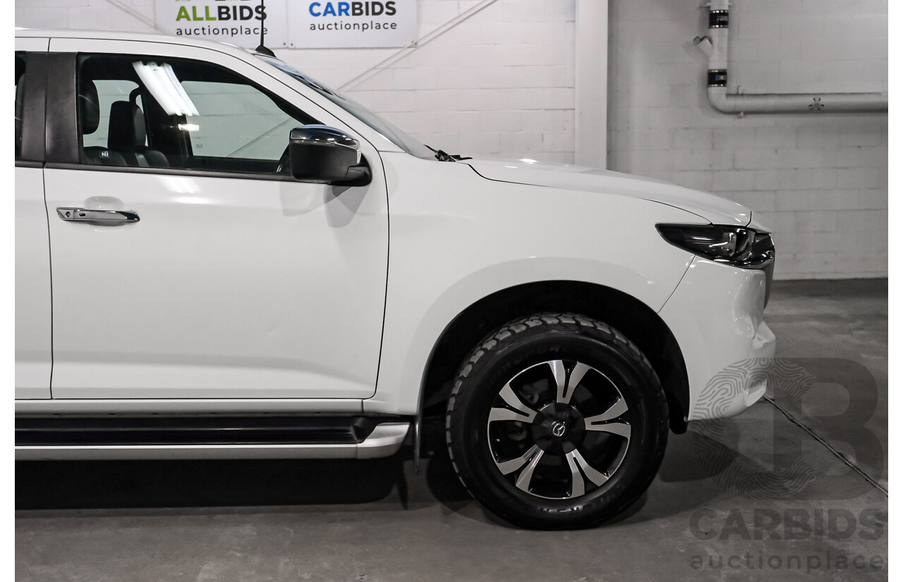 7/2021 Mazda Bt-50 GT (4x4) B30B Dual Cab P/Up White Turbo Diesel 3.0L