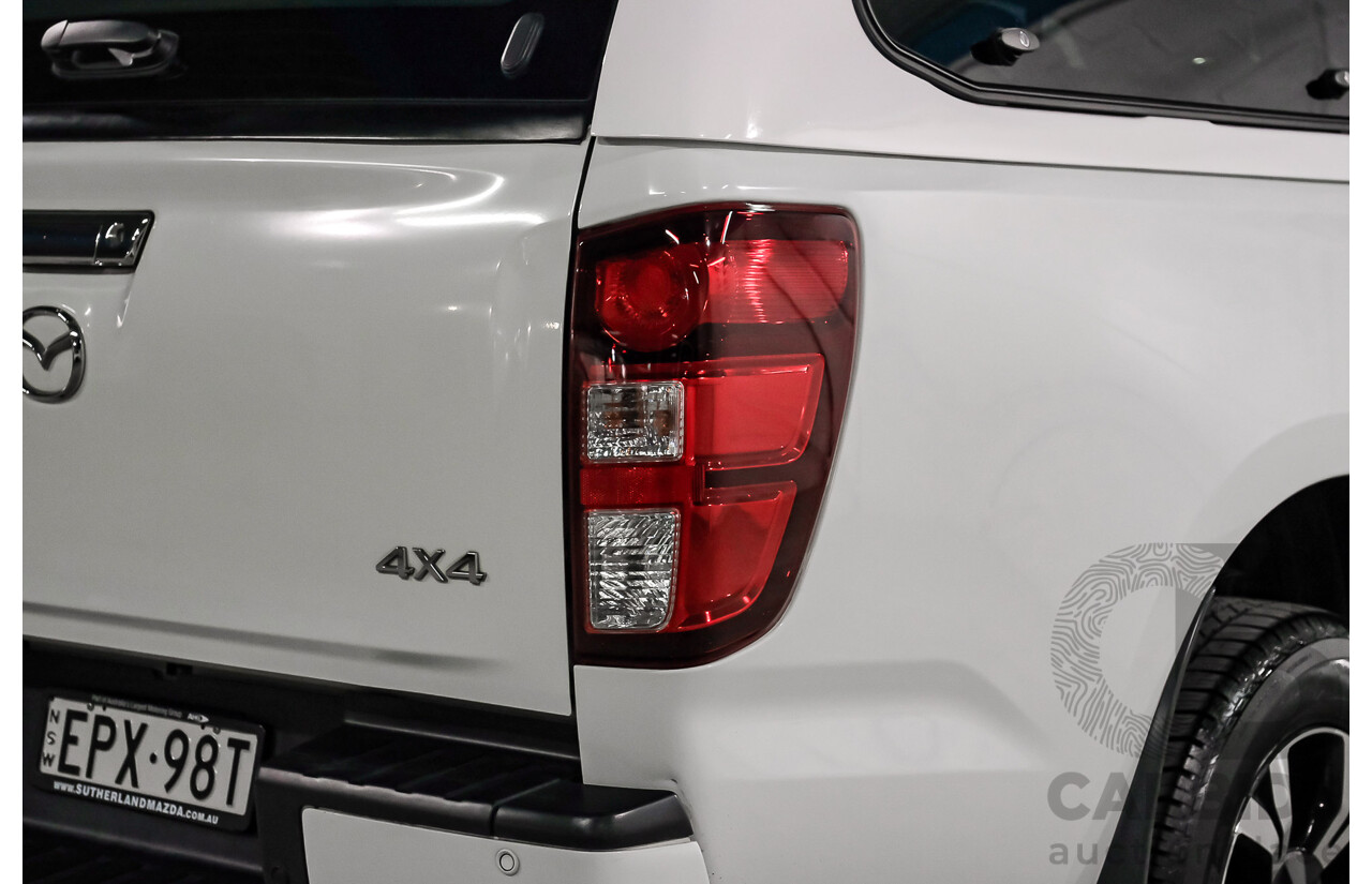 7/2021 Mazda Bt-50 GT (4x4) B30B Dual Cab P/Up White Turbo Diesel 3.0L