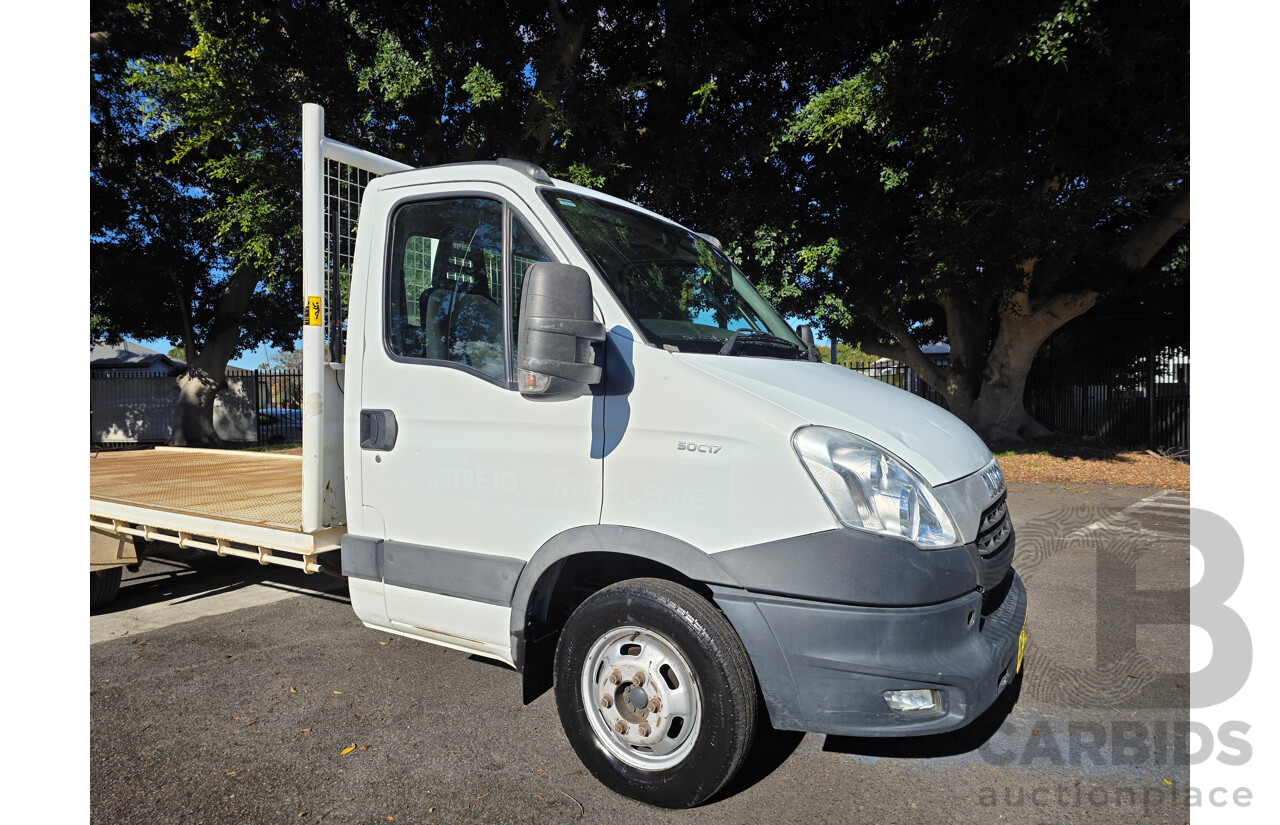 6/2013 Iveco Daily 50C17 Trayback 2d White Turbo Diesel 3.0L